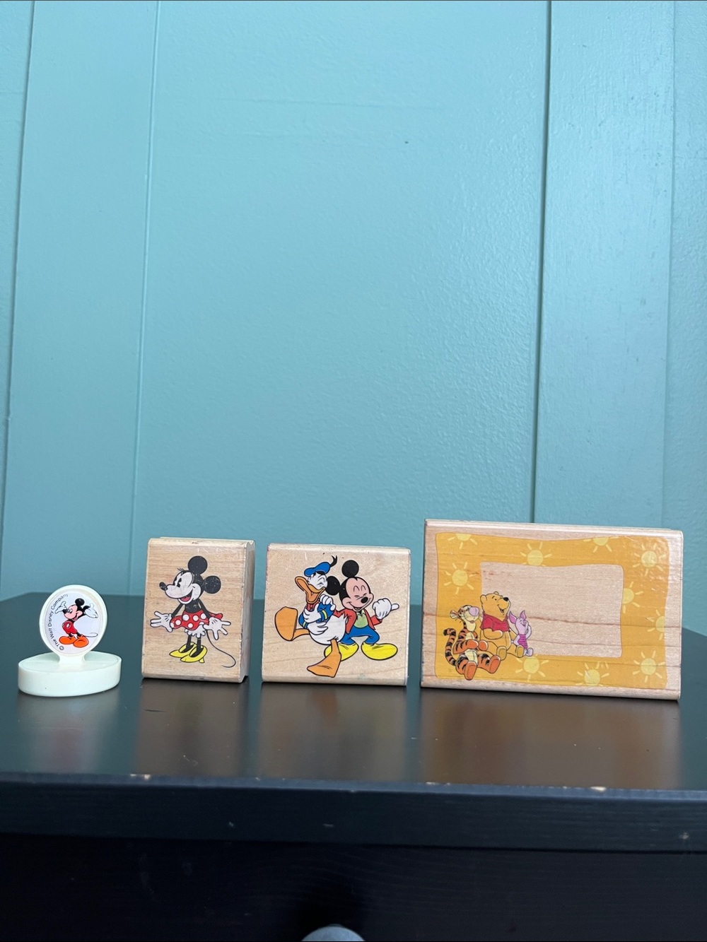 4 Disney Rubber Stamps